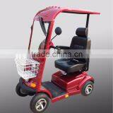 One Seat Four Wheel Mobility Scooter With Detachable Canopy Windscreen