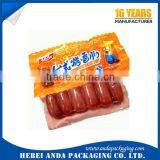 nylon+pe material vacuum packaging material for sausage/vacuum meat bags / multilayer food plastic vacuum packaging bag