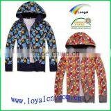 2013 Fashion Girls' Allover Print Hoody thumbnail-1