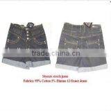 Fashionable Girls Denim Shorts thumbnail-1