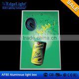 Total Thickness 18.75mm AF80 Aluminous Frame Slim Light Box