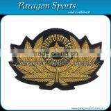 Handmade Bullion Embroidered Cap Badge PS-220