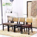 Super Cheap Bali Indonesia Design Coffee Handmade Seagrass Natural Rattan Wicker Wood Side Dining Chair Quality Choice thumbnail-1