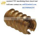 Custom Precision Turning Brass Insert Lock Nut