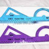2015 Hot Factory OEM High Quality PVC Ruler School Stationery thumbnail-2