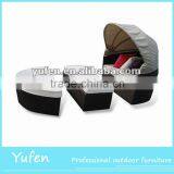 General Use Resin Wicker Folding Sofa Bed