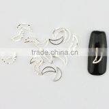 Factory Supply Metal Nail Art Circle Gold & Silver Mini DIY Lace Ring Design thumbnail-6
