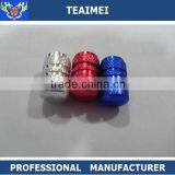 Wholesale Colorful Aluminium Dust Cap Car Tire Valve Cap Without Logo thumbnail-2