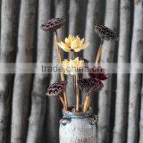 New Artificial Water Lily Home and Garden Decoration Garden Decoration Natural Dried Lotus Artificial Flowers thumbnail-5