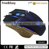 USB Wired Optical Computer Gaming Mouse With LED Light Luminous For Desktop Laptop thumbnail-1