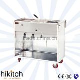 Mobile kitchen for stainless steel LPG gas Multifunctional deep fryer oden cooker tasnack car