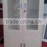 High Glass Office Steel Storage Cabinet Office/kitchen/living Cupboard Furniture thumbnail-5