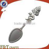 High quality cheap custom tourist antique metal souvenir spoon