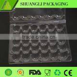 30 Holes Clear Disposable Plastic Quail Egg Packaging Tray thumbnail-6