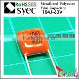 CL21 MEF Metallized Polyester Film Capacitor 104J 400V Capacitor thumbnail-1