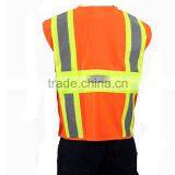 Birdeye Mesh High Visibility Safety Reflective Red/orange/yellow Jacket thumbnail-3