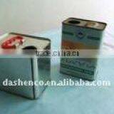 Square Chemical Can With Silver Color thumbnail-1