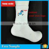 2016 Hot Sale Custom Embroidery Logo Anklet Socks thumbnail-6