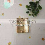 China Suppliers Light Gold Custom Metal Logo Labels for Handbags thumbnail-2