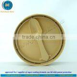 JND Latest Plastic Infant Formula Can Closure With Built in Spoon With FSSC22000 Certified by GMP Standard Plant