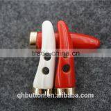 FASHION SPECIAL COLORED HORN RESIN BUTTON METAL BOTTOM