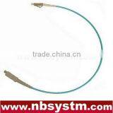 10Gb Corning Fiber Optic Patch Cord, LC-SC, Multi Mode, Simplex (50/125 Type) Aqua thumbnail-1