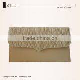 2015 Wholesale Vogue Ladies PU/straw Messenger Bag thumbnail-1