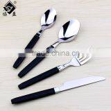 Colorful Stainless Steel Machine Polish PP Plastic Spoon And Fork thumbnail-1