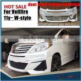 NEW ARRIVAL!Vellfire 11y~ W-style Body Kit Fit for Toyota VEL~ W-style thumbnail-2