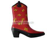 (CH.W172) Wellies Sex Wellingtong Rubber Rain Boots High Heel for Women