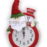 Promotional Christmas clock wih Santa