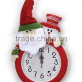 Promotional Christmas Clock Wih Santa