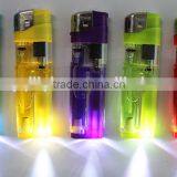 Best Price Refillable Electronic Lighter , LED Electronic Lighter,electronic Gas Lighter