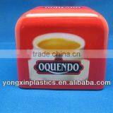 Plastic Black Tissue Box Restaurant Napkin Holder for Best Sell