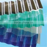 UV protective polycarbonate corrugated plastic roofing sheets/panel/board