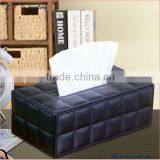 Professional Manufacture Unique Leather Tissue Box With High Quality Material in Shanghai thumbnail-3