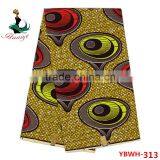 Green African Wax Prints Fabric for Women Ankara Dress Clothing Holland Wax thumbnail-6