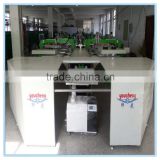6 colors oval screen printing machine