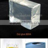 Strong Lamination PSA Hot Melt Glue PET Clear Box Glue