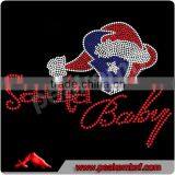 New Arrival Santa Baby Rhinestone Heat Texans Motif Custom Design thumbnail-1
