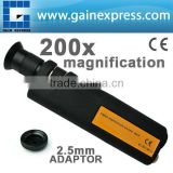 Portable Fiber Optical Microscope 200x Magnification (CL) Inspection Coaxial Illumination