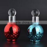 12ml Round Ball Shaped UV Gel Colored Glass Dropper Bottles Empty Red Blue Glass Perfume Bottle With Glass Applicator for Sale thumbnail-1