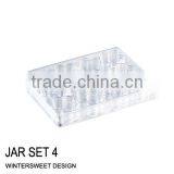 Flower Cosmetic Single Wall Jar thumbnail-5