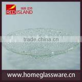 13"Europe Style Crystal Glass Compote and Glass Fruit Tray and Salad thumbnail-2