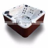 CE Certificate Whirlpool Bathtub Outdoor Economic Family Use Acrylic Bathtub Black thumbnail-3