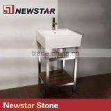 Newstar Hotel Inn Project Bathroom Wood Vanity Base thumbnail-4