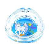 Glass Ashtray With Decal on Bottom,high Quality Glass Ashtray thumbnail-1
