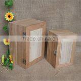 High Quality Natural Unfinished Luxury Wooden Gift Craft Box Wholesale thumbnail-5