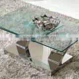 C142 Modern Design Tempered Glass Hot Sale Coffee Table thumbnail-3