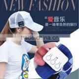 Bluetooth Music Mesh Hat Summer Sun Hat Baseball Cap With Smart Bluetooth Headset Fashion Hats thumbnail-1